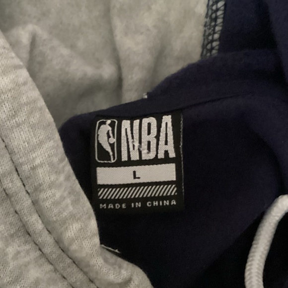 Authentic officially licensed NBA Intersection Navy Pullover Hoodie, L, NWT - Picture 5 of 8